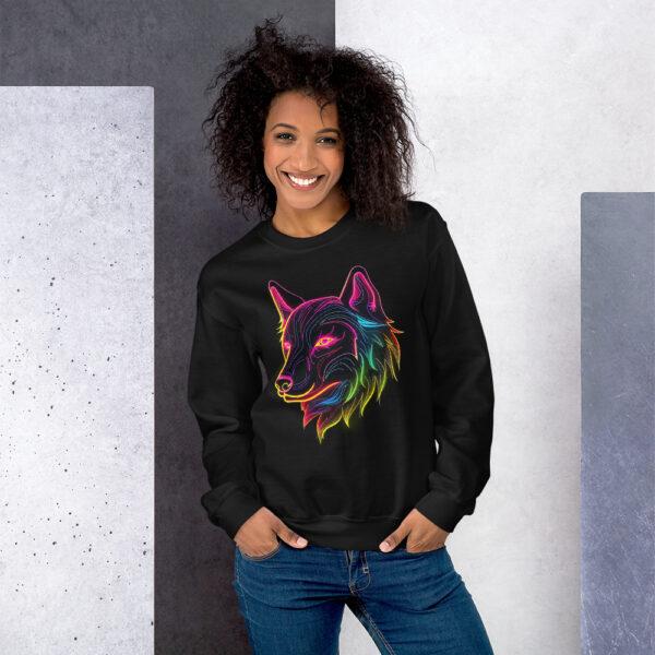 Le Loup Neon, Un Sweat à Col Rond – Image 2