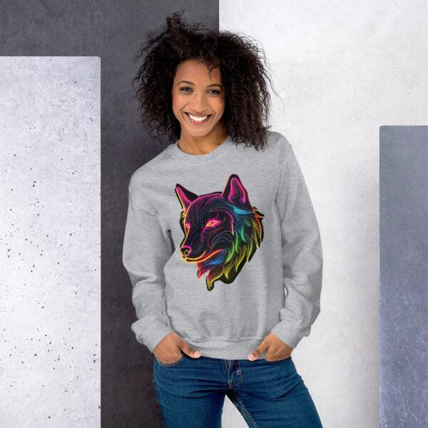 Le Loup Neon, Un Sweat à Col Rond – Image 4