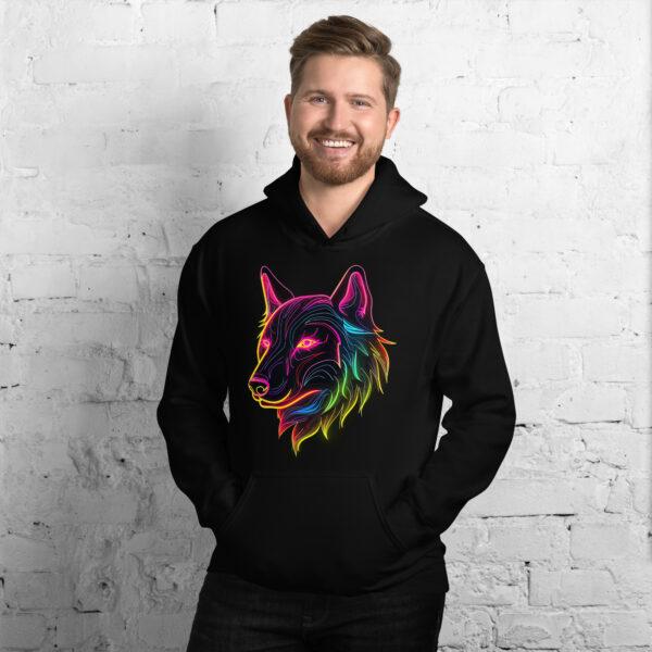 Le Loup Neon, Un Sweat à capuche – Image 2