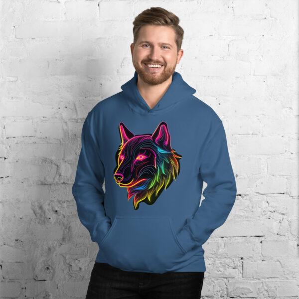 Le Loup Neon, Un Sweat à capuche – Image 3