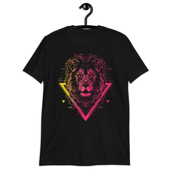 Détail du t-shirt Le King, design artistique