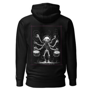 Sweat à Capuche Unisexe Fraktal #08