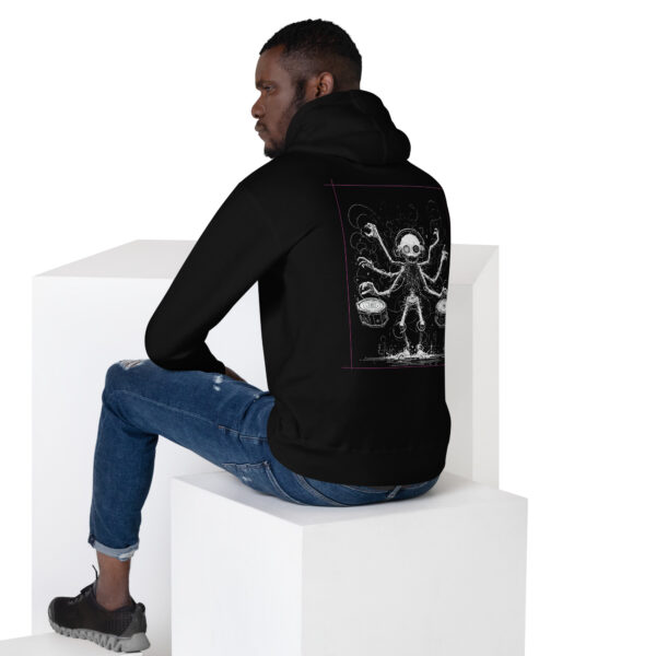 Sweat à Capuche Unisexe Fraktal #08 – Image 3