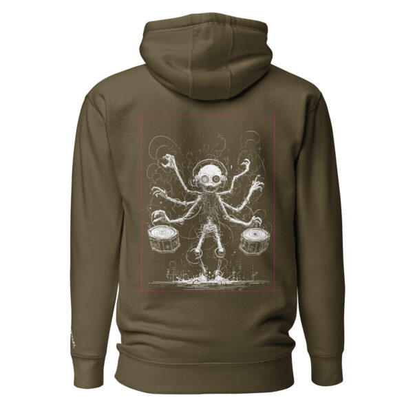 Sweat à Capuche Unisexe Fraktal #08 – Image 6