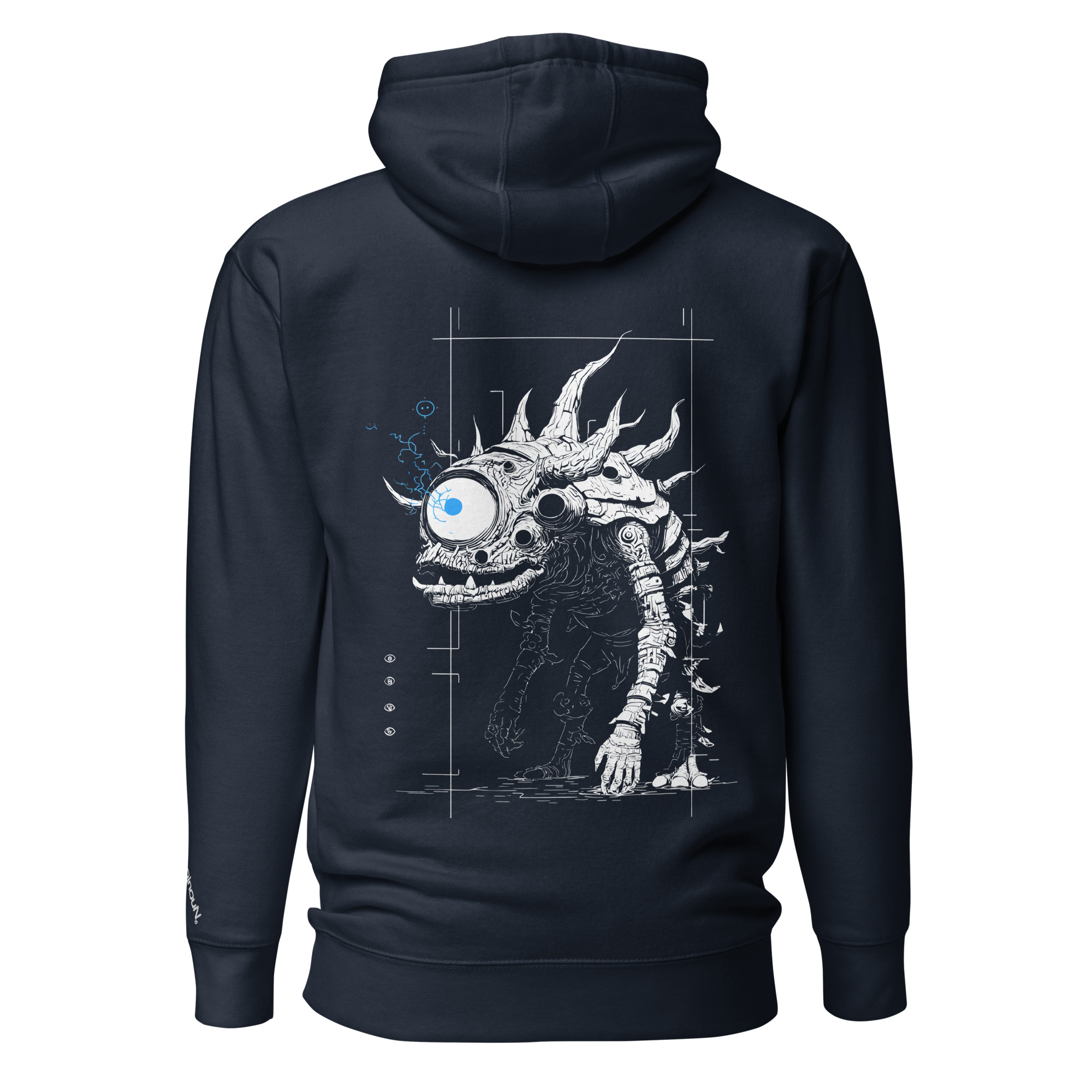 Sweat à Capuche Unisexe Fraktal #24 – Image 4