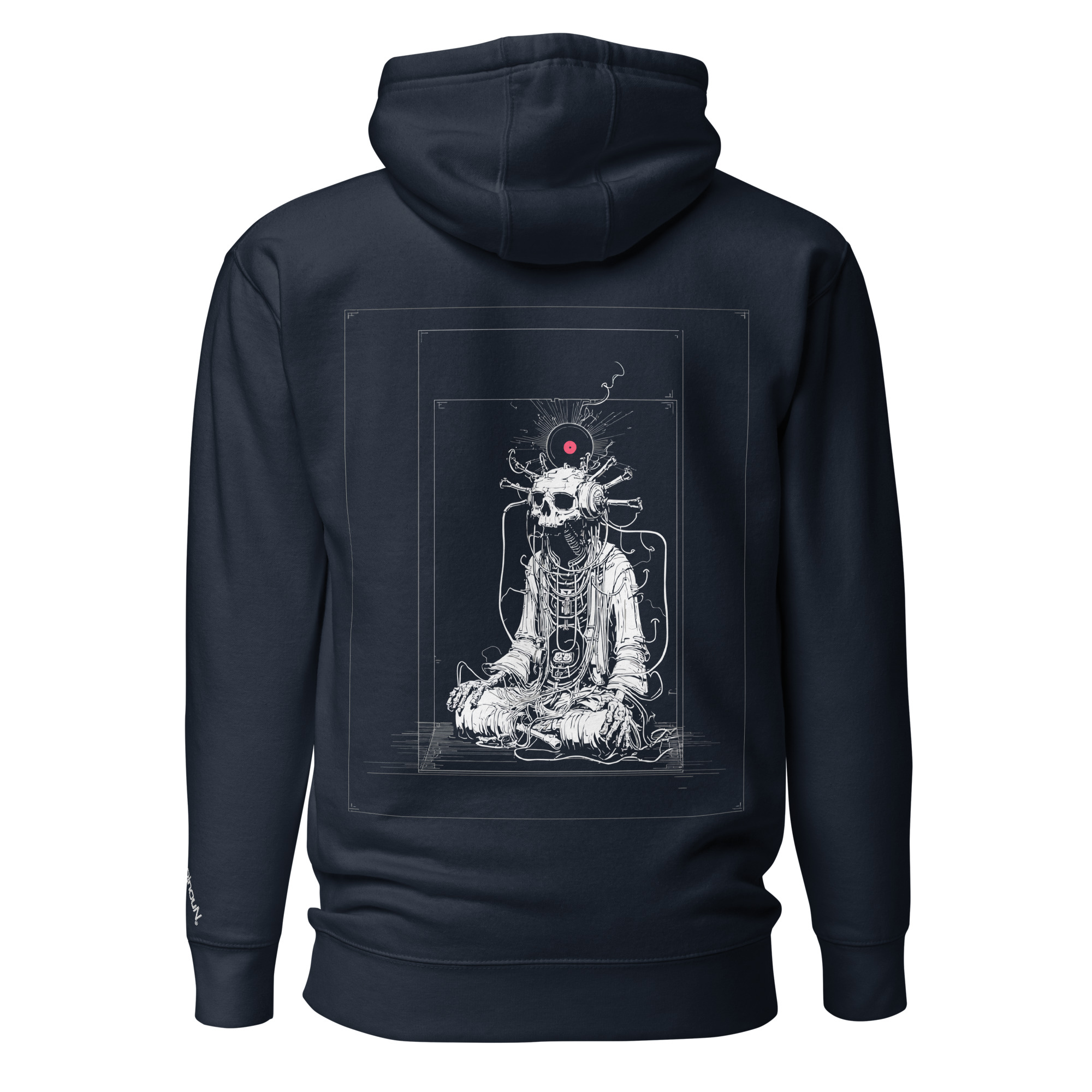 Sweat à Capuche Unisexe Fraktal #28 – Image 4