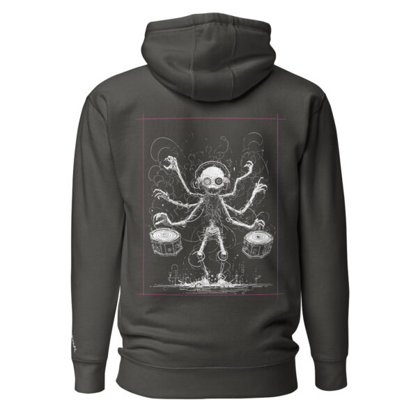 Sweat à Capuche Unisexe Fraktal #08 – Image 5