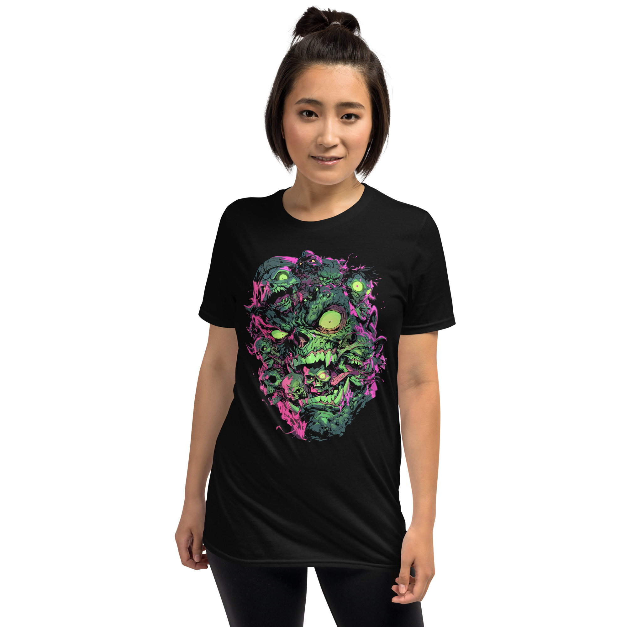 T-shirt Unisexe Chaos Face - TechnojnouN T-shirt Unisexe Chaos Face – Image 3