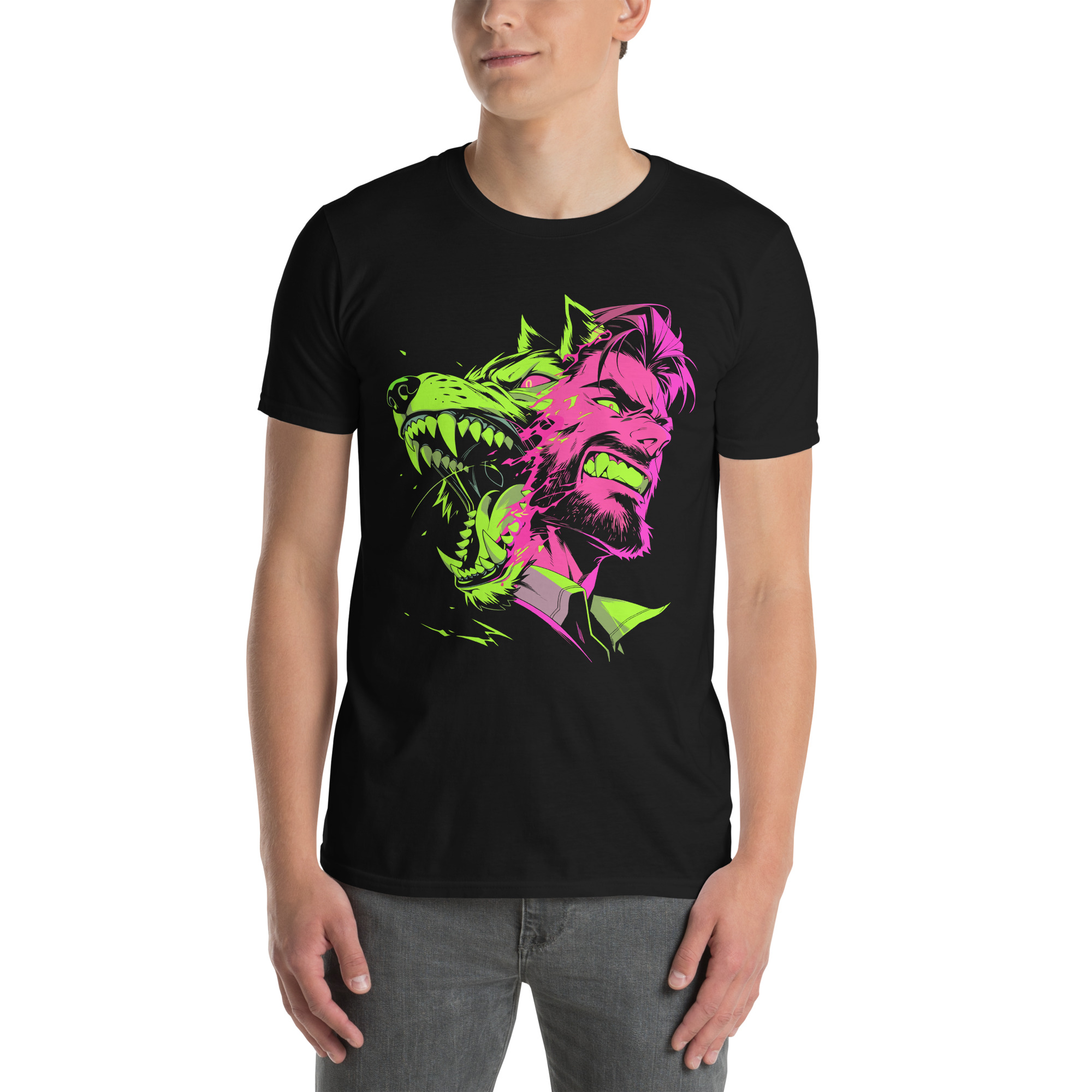 T-shirt Unisexe Dual Instinct - TechnojnouN T-shirt Unisexe Dual Instinct – Image 2