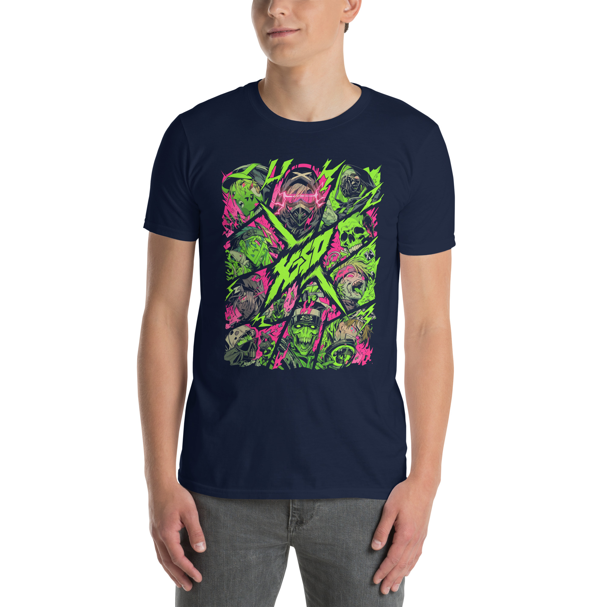 T-shirt Unisexe Electric Clash - TechnojnouN T-shirt Unisexe Electric Clash – Image 4