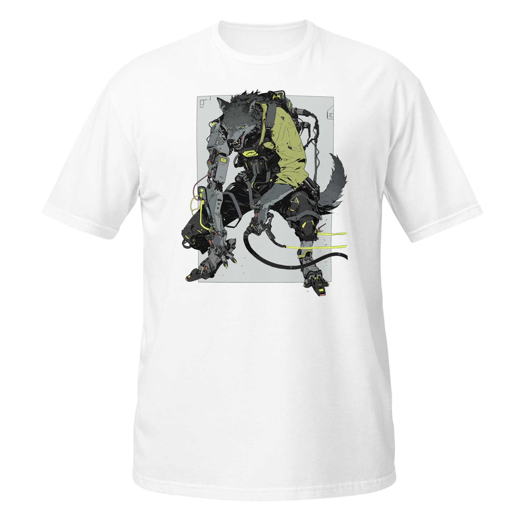 T-shirt Cyber-Animal - White